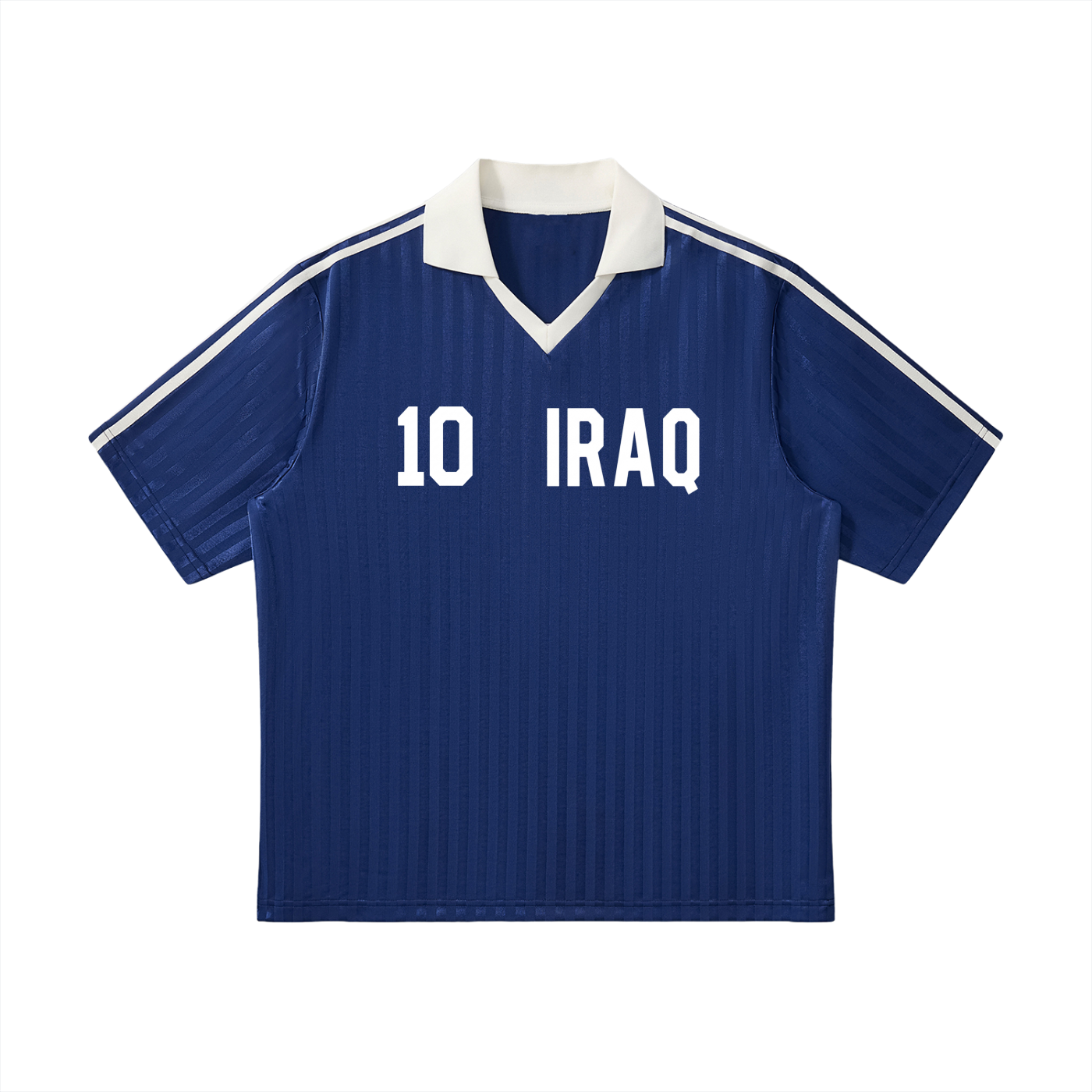 Iraq Retro 1986 Inspired Tee - BLACK/BLUE