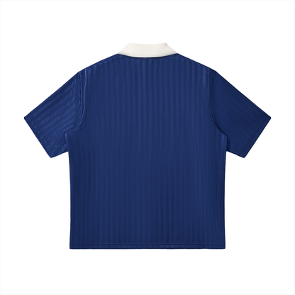 Iraq Retro 1986 Inspired Tee - BLACK/BLUE